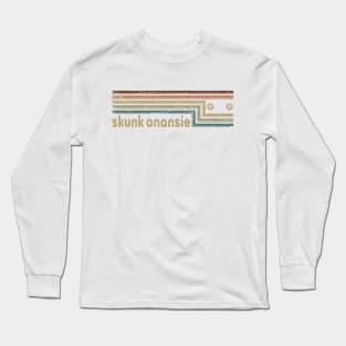 Skunk Anansie Cassette Stipes Long Sleeve T-Shirt